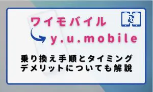 ワイモバイルからy.u.mobile