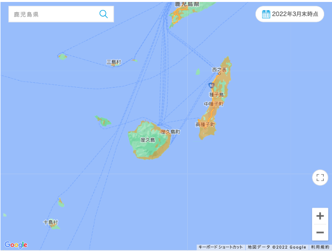 楽天モバイル鹿児島パートナー回線マップ一覧