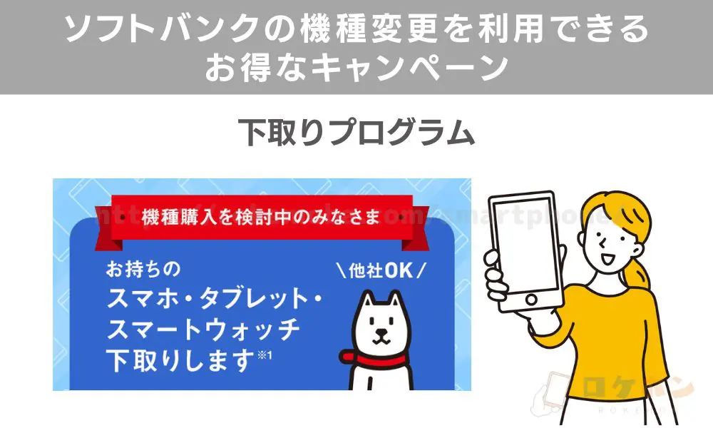 ソフトバンクの機種変更を利用できるお得なキャンペーン