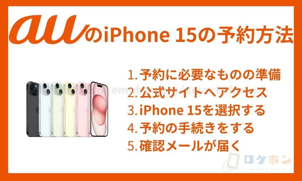 au-iPhone-15-予約方法