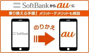 ソフトバンクからau