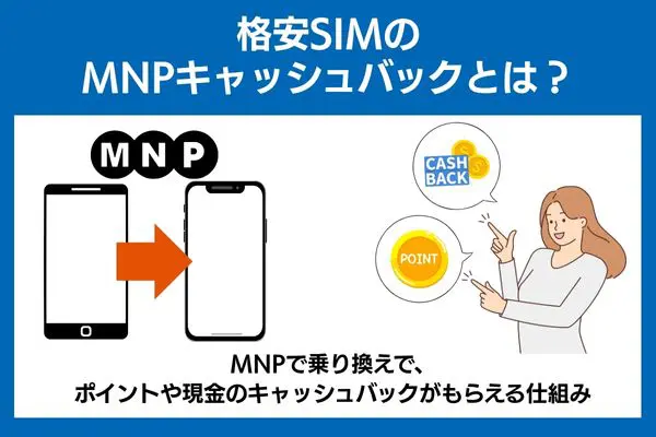 格安SIMのMNPキャッシュバックとは?