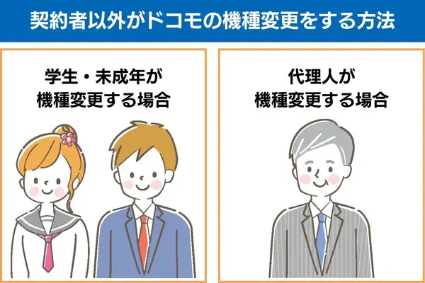 契約者以外がドコモの機種変更をする方法