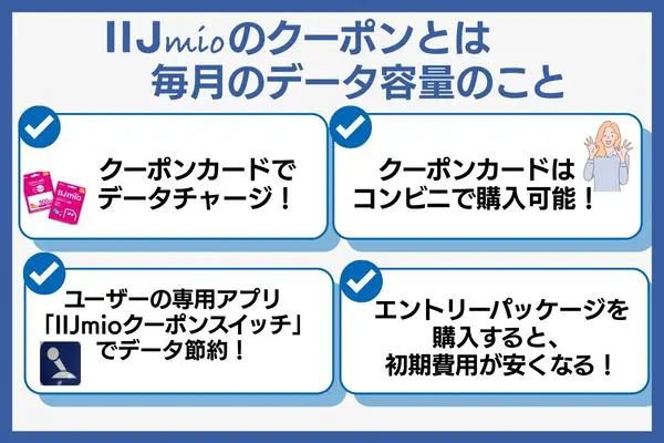 IIJmioのクーポンとは?