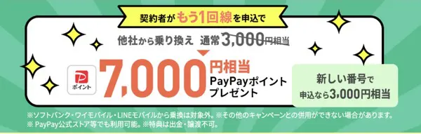 契約者向け!追加申込キャンペーン