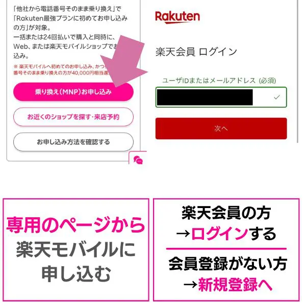 Webからのキャンペーン参加方法