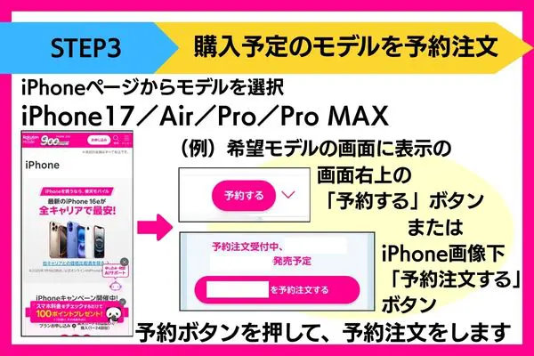 iPhone予約注文