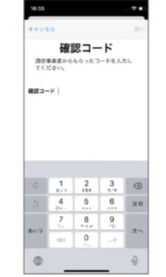 ahamo 機種変更 eSIM開通 iPhone コード入力