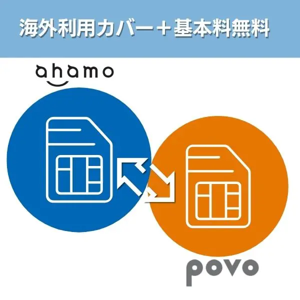 ahamo×povo2.0|月額2,970円で海外利用もカバー