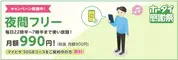 mineo 夜間フリー最大6カ月間990円割引キャンペーン