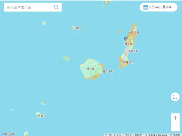 楽天モバイルパートナー回線マップ（鹿児島の離島）