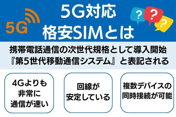 5g対応 格安sim