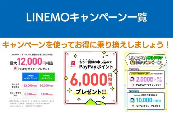 LINEMO キャンペーン