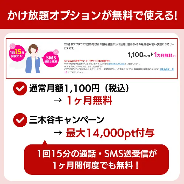 楽天モバイルの三木谷キャンペーンと併用できるキャンペーン
