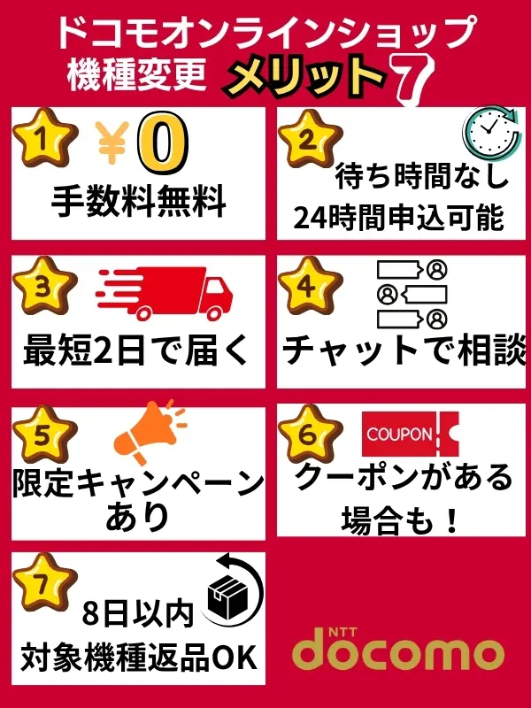 ドコモオンラインショップ 機種変更 メリット