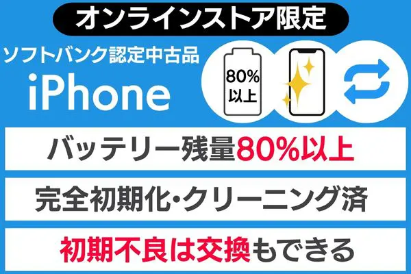 ソフトバンク認定中品iPhone