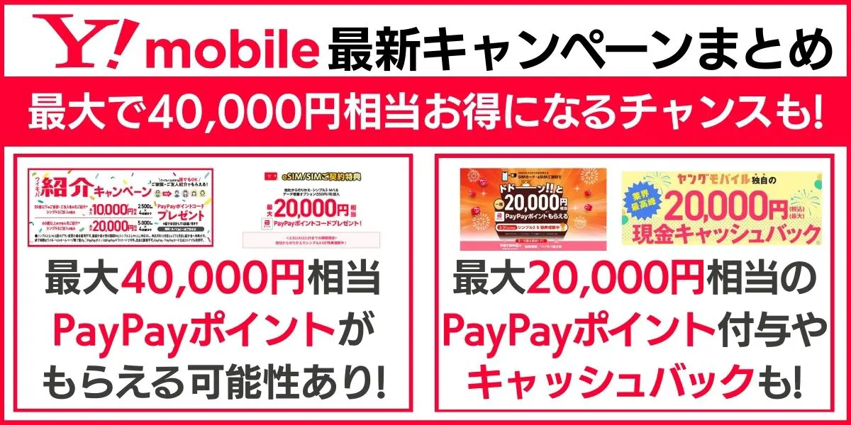 ワイモバイル キャンペーン